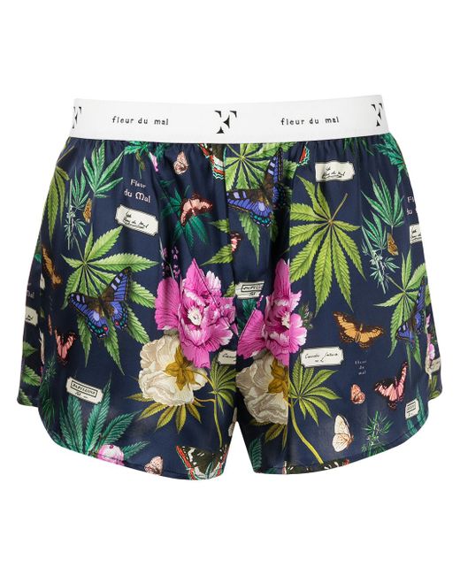 Fleur Du Mal butterfly-print boxer shorts