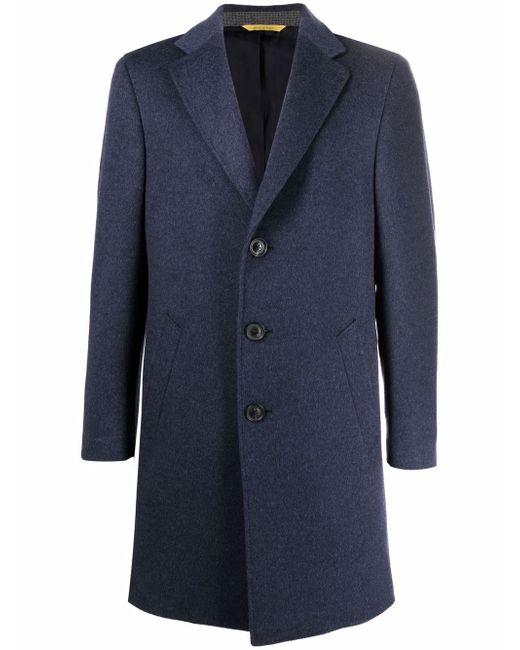 Canali single-breasted button coat