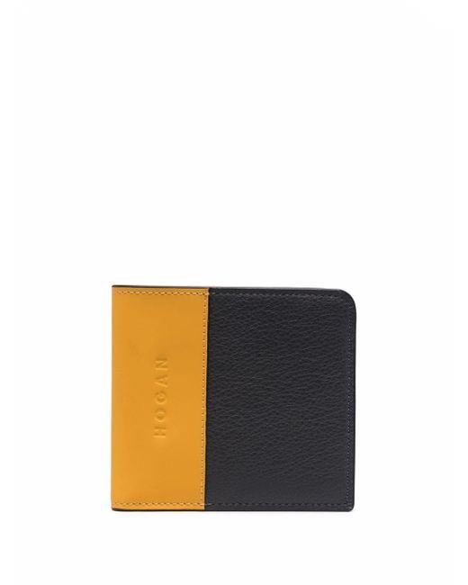Hogan colour panelled leather wallet