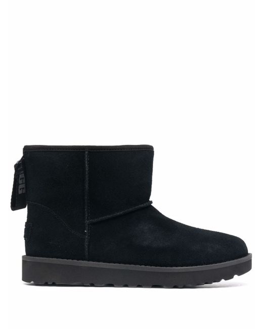Ugg classic zipped suede boots