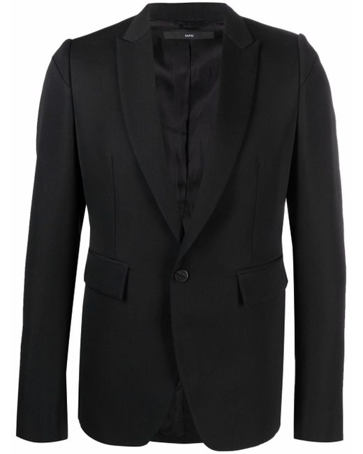 Sapio single-breasted tailored blazer
