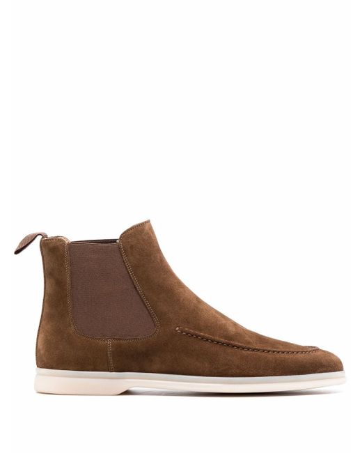 Scarosso ankle-length suede boots