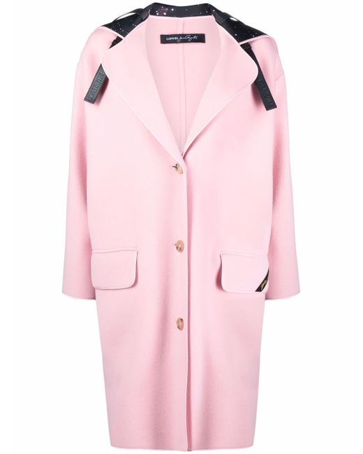 Lanvin hooded single-breasted coat