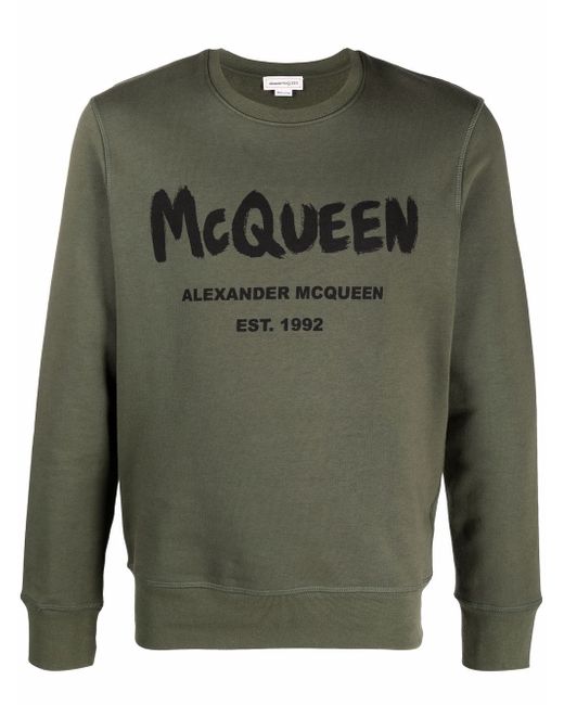 Alexander McQueen logo print sweatshirt