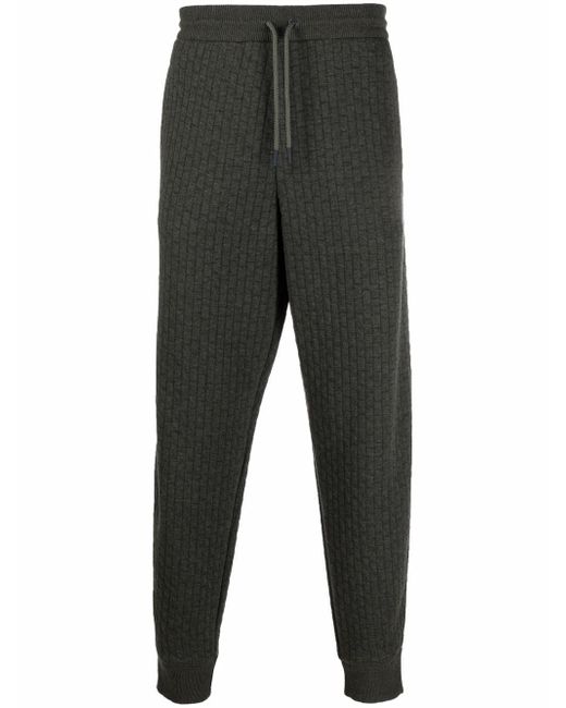 Giorgio Armani side stripe-detail trousers