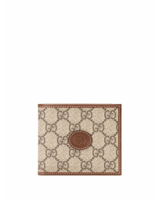 Gucci Interlocking G logo-plaque bi-fold wallet
