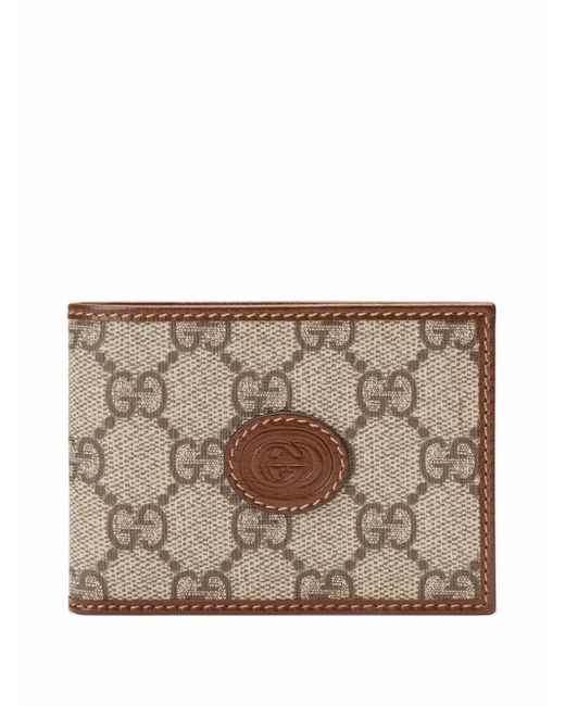 Gucci Interlocking G logo-plaque bi-fold wallet