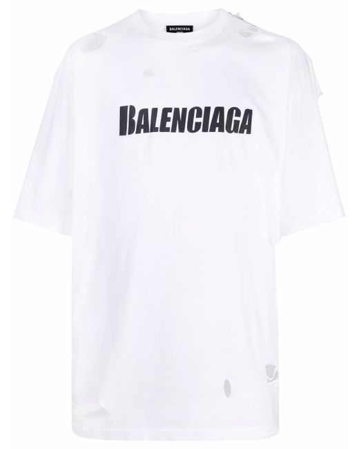 Balenciaga boxy logo print T-shirt