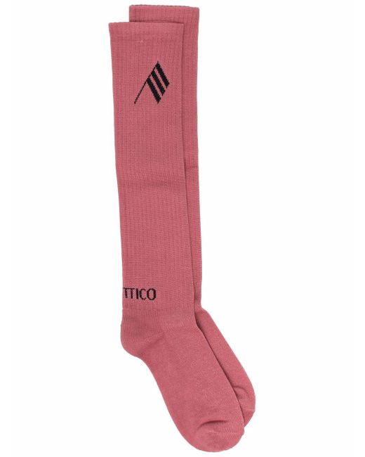 Attico logo-print socks