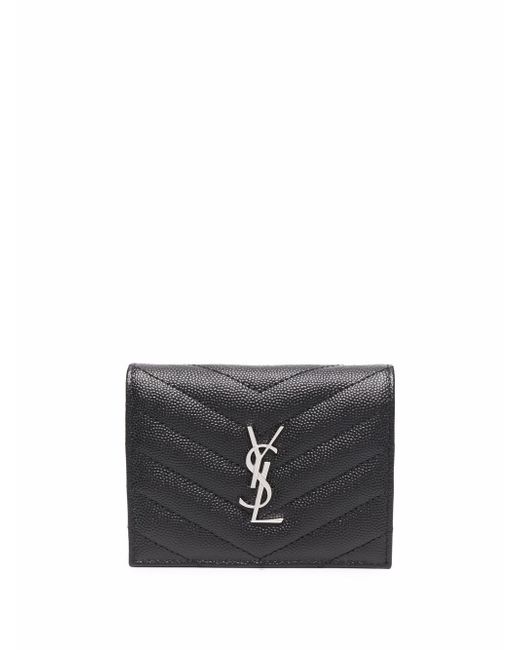 Saint Laurent quilted leather wallet