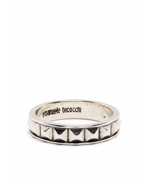 Emanuele Bicocchi studded band ring