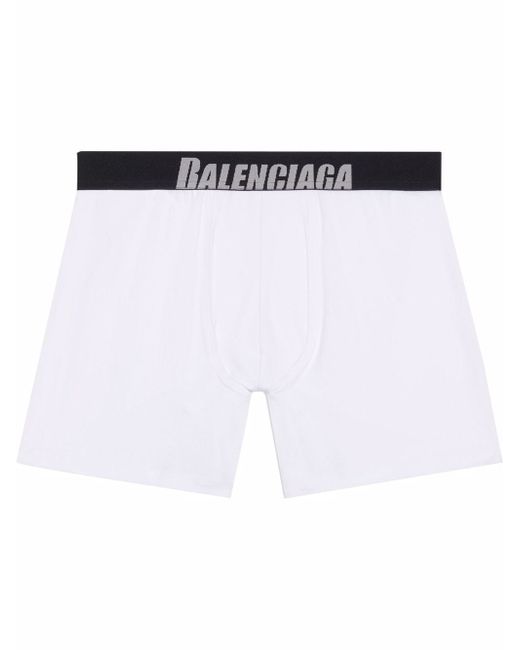Balenciaga logo-waistband boxer briefs