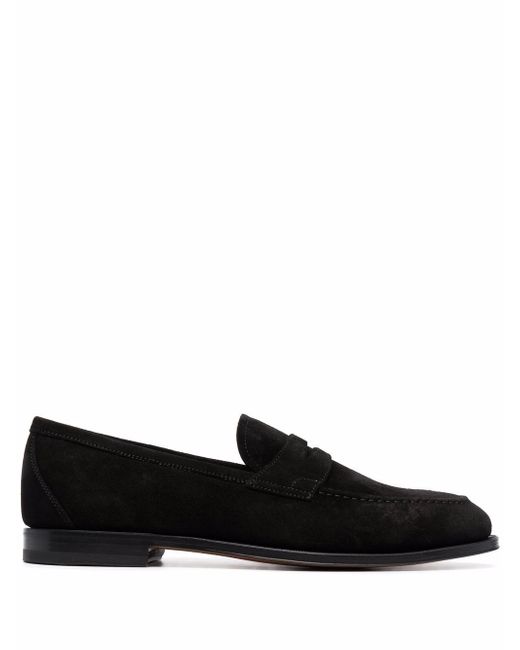 Scarosso Stefano suede penny loafers