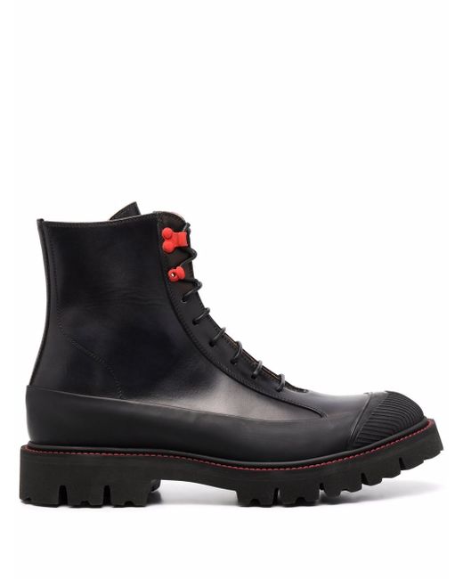 Kiton lace-up ankle boots