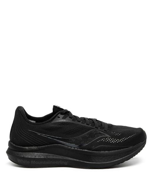 White Mountaineering mesh-panelled low-top sneakers