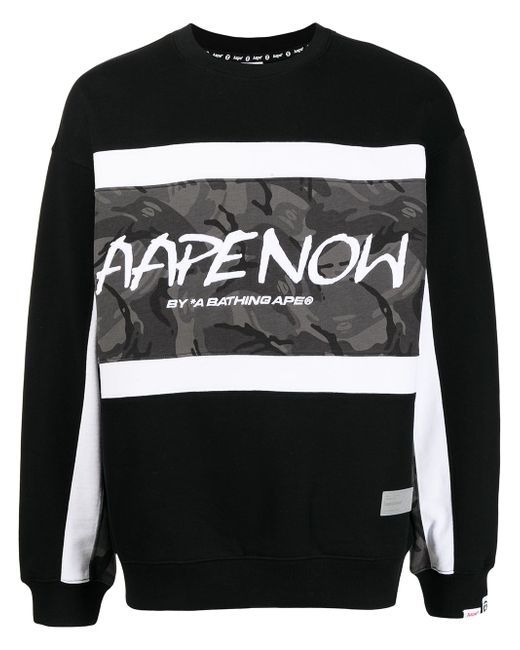 Aape By *A Bathing Ape® BY A BATHING APE logo-print crew neck sweatshirt
