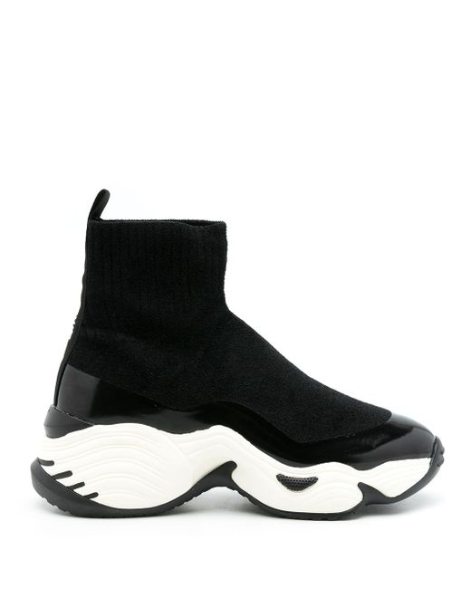 Emporio Armani chunky-sole sock sneakers