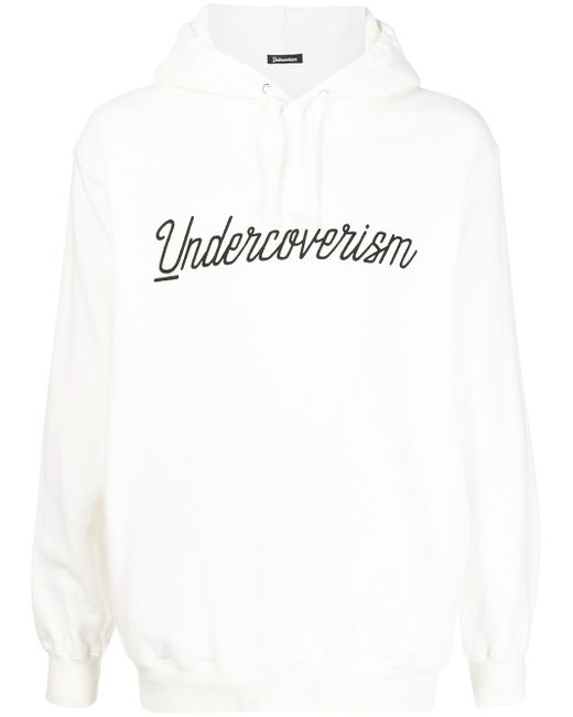 Undercoverism logo-print pullover hoodie