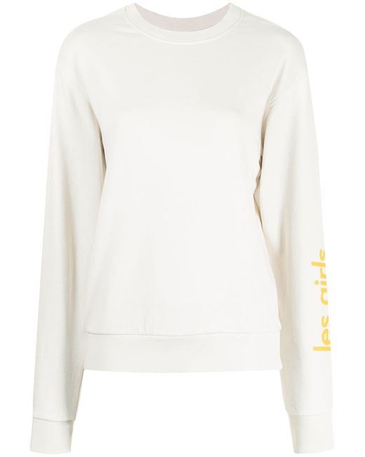 Les Girls Les Boys fitted crew neck sweater