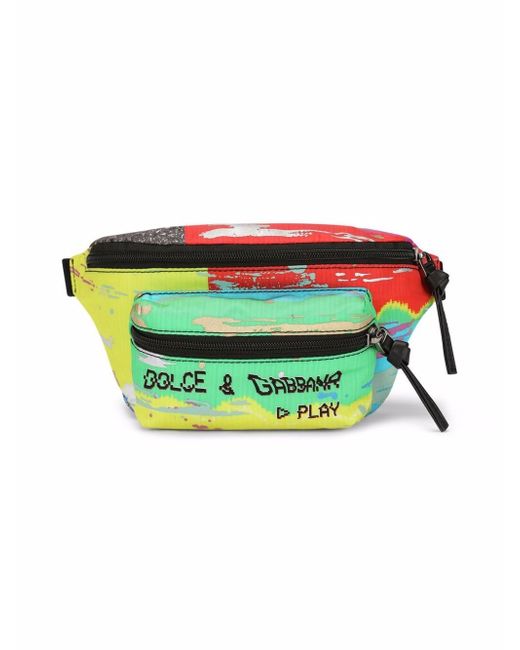 Dolce & Gabbana Kids abstract-print belt bag