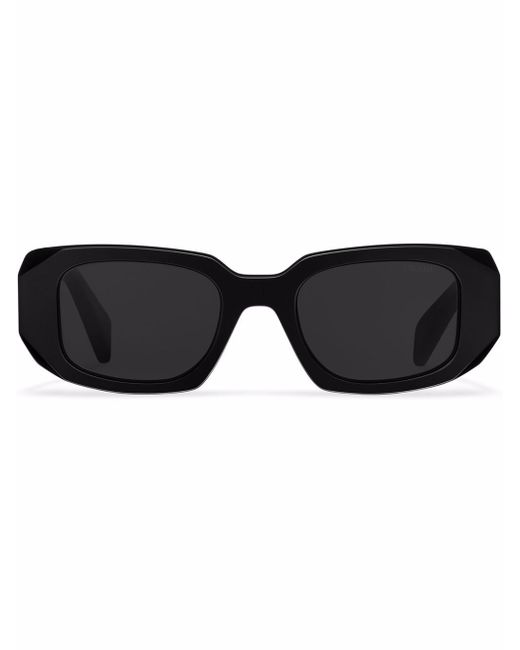 Prada Symbole oversized geometric-arm sunglasses