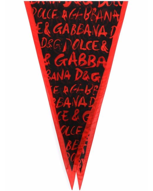 Dolce & Gabbana logo-print scarf