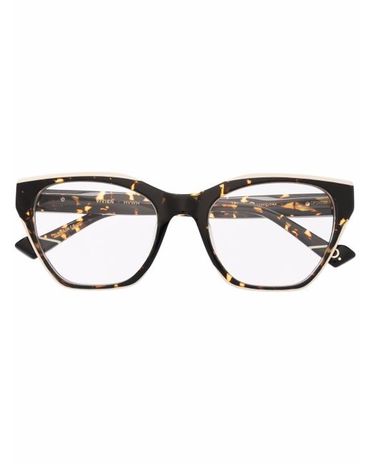 Etnia Barcelona tortoiseshell-effect square-frame glasses