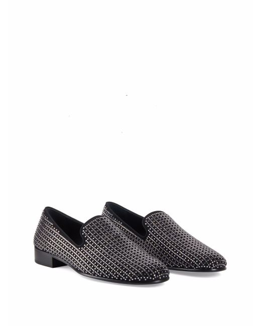 Giuseppe Zanotti Design Lewis crystal-embellished loafers