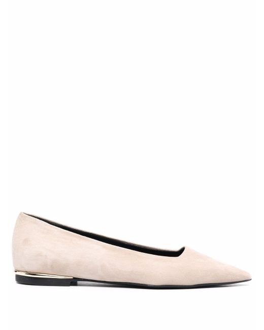 Furla pointed ballerina shoes