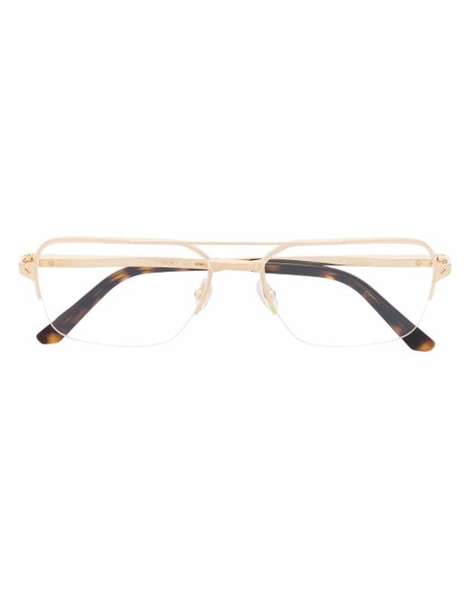 Cartier square frame glasses