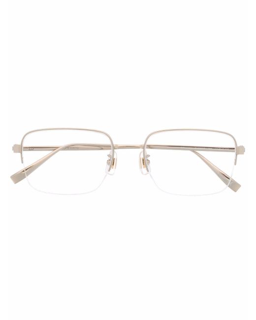 Dunhill rimless rectangular eyeglass frames