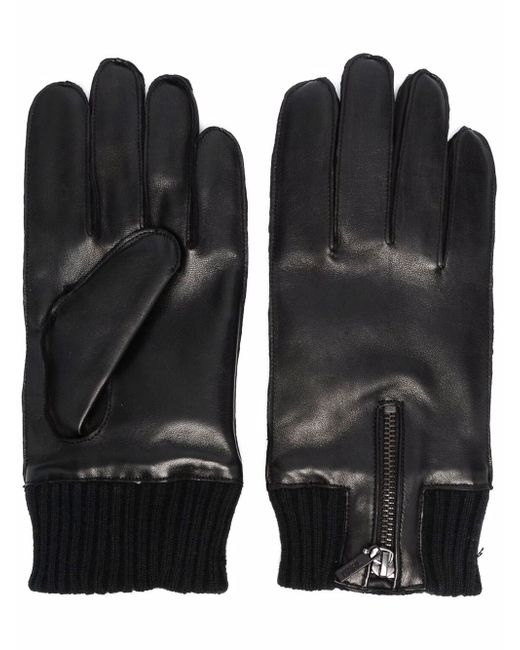 Karl Lagerfeld full-finger leather gloves