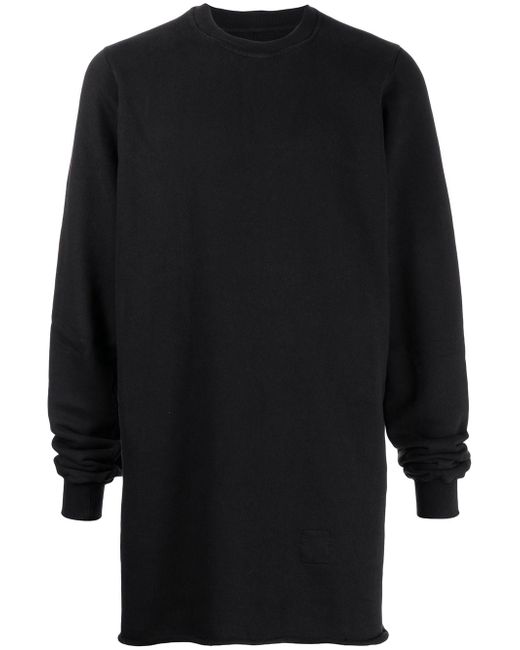 Rick Owens DRKSHDW cut-out cotton sweatshirt