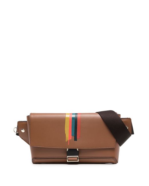 Paul Smith Artist-stripe leather belt bag