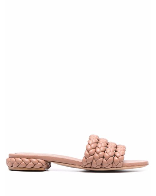 Gianvito Rossi braided-strap sandals