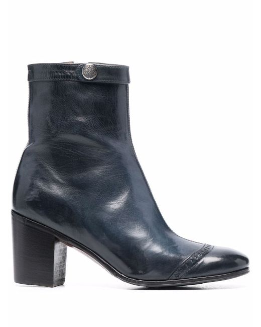 Alberto Fasciani brogue-detail leather ankle boots