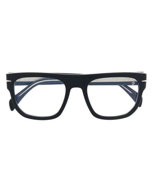 David Beckham Eyewear polished square-frame glasses