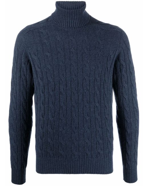 Cruciani cable-knit wool-cashmere jumper