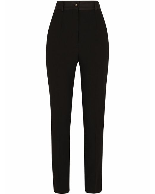 Dolce & Gabbana slim-fit high-waisted trousers