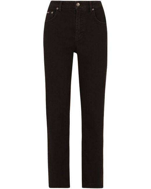 Dolce & Gabbana high-waist straight-leg jeans