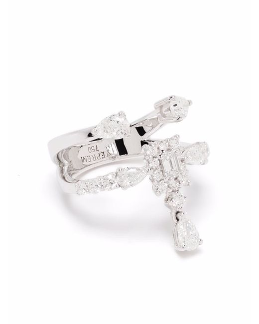 Yeprem 18kt white gold diamond ring