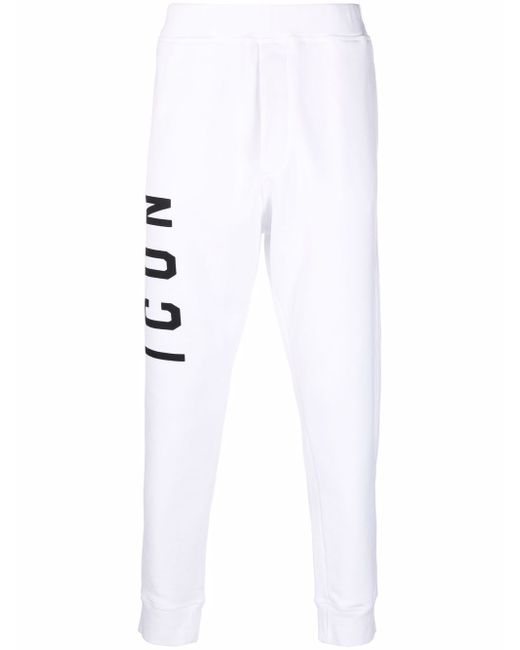 Dsquared2 logo-print tapered track pants