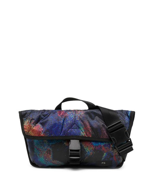 PS Paul Smith Oil Slick recycled polyester shoulder bag