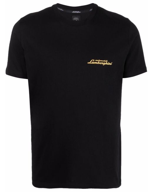 Automobili Lamborghini logo-print cotton T-shirt