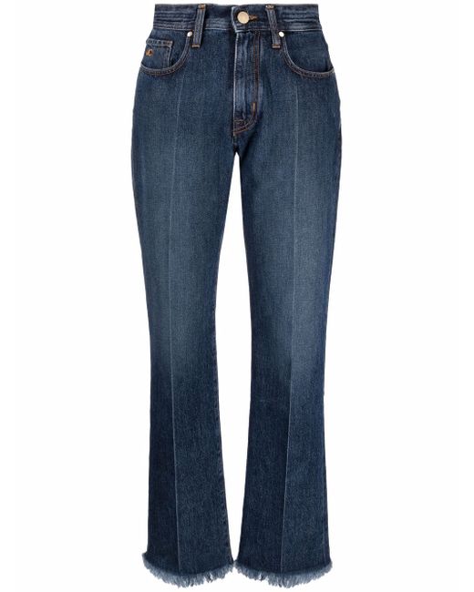 Jacob Cohёn Kate straight-leg frayed jeans