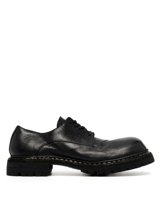 Guidi leather lace-up shoes