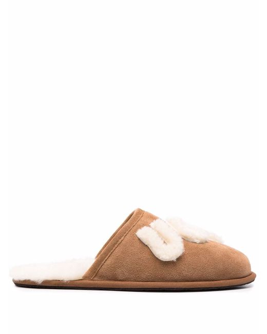 Ugg shearling-lined suede slippers