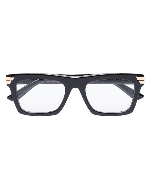 Bottega Veneta rectangle-frame optical glasses