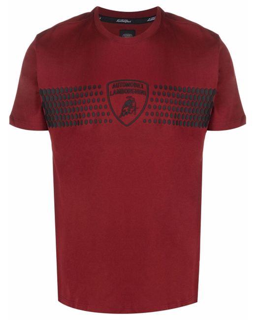 Automobili Lamborghini logo-print short-sleeved T-shirt