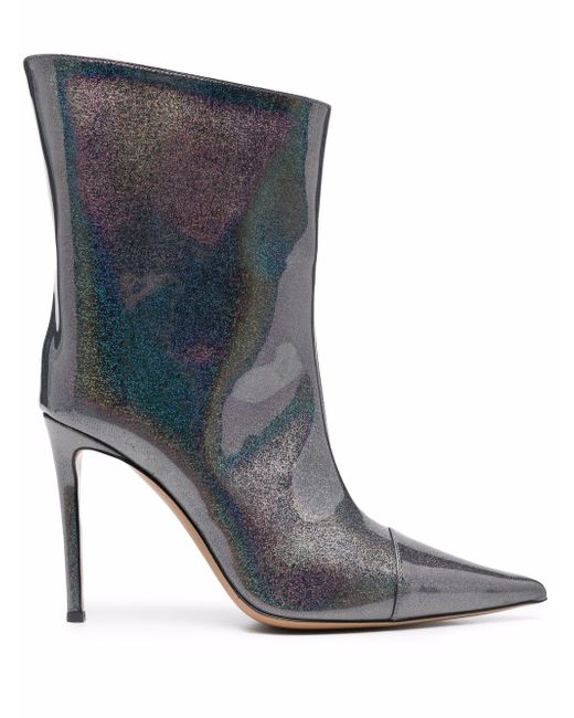 Alexandre Vauthier shine finish pointed toe boots